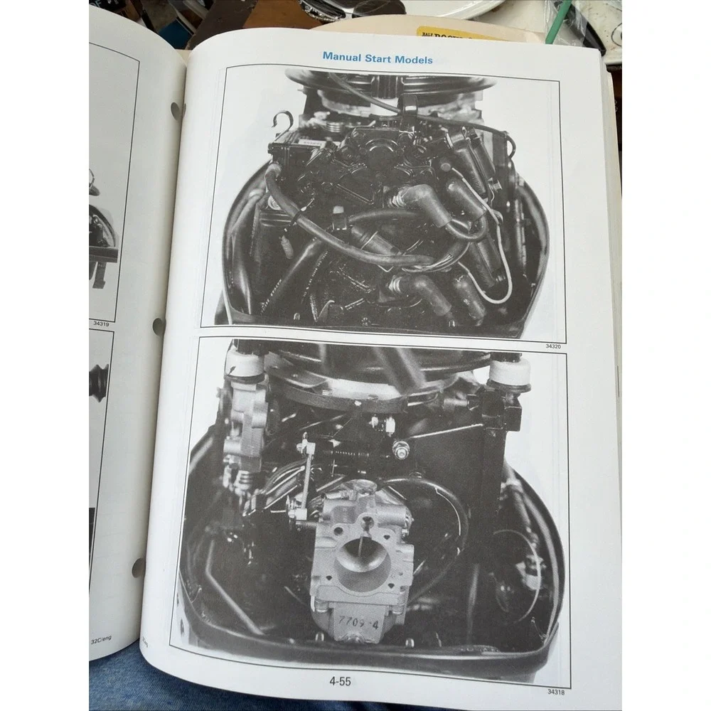 Johnson Evinrude Outboards Service Manual 9.9 Thru 30  1993